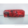 Alibaba Supplier Wholesale Custom Colorful Rose Flower Printing Plastic Zip Lock PVC Pencil Case/Bag